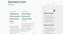 Desktop Screenshot of gambeto.com
