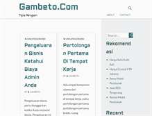 Tablet Screenshot of gambeto.com